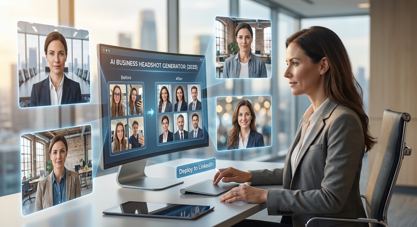 How to Use an AI Virtual Headshot Generator for Business (2025)
