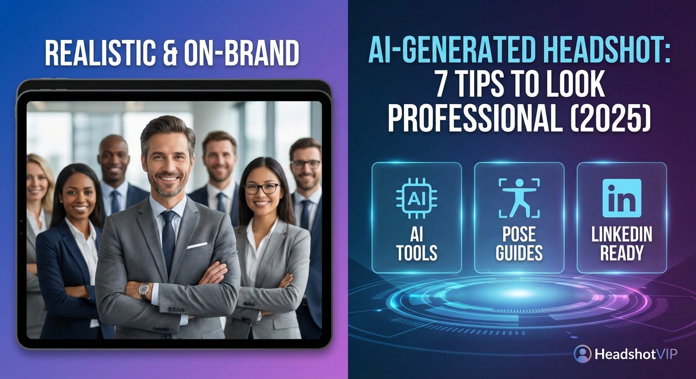 AI-generated headshot: 7 tips to look professional (2025)