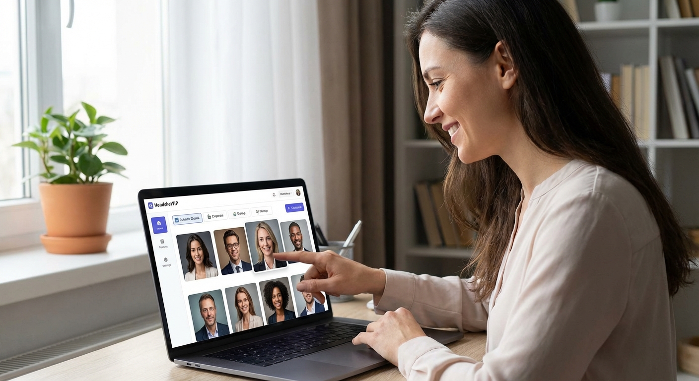 Create AI virtual headshots for business profiles (2025)
