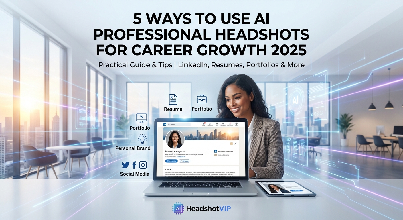 5 Ways to Use AI Professional Headshots for Career Growth 2025