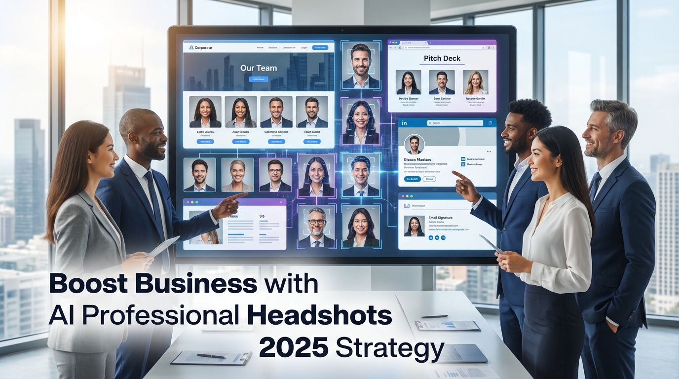 Boost AI professional headshots for business in 2025